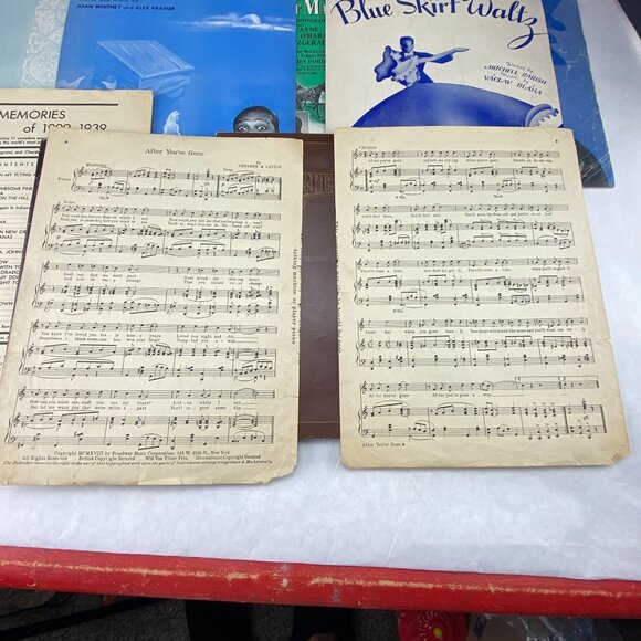 Vintage Music and Lyric Sheets Books Mixed Lot of 11 - Picture 3 of 10